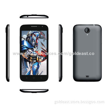 5.3inch Smartphone,FWVGA LCD,480*854,MTK6582 Quad core 1.3GHz 3G phone,Android 4.2,1GB DDR+4GB Flash